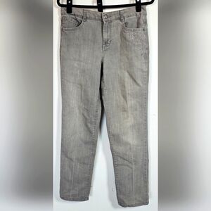 Style & Co Grey Wash Women's Straight Slim Leg Jeans Size 8